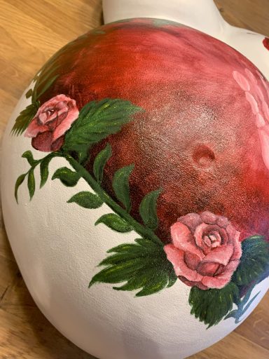 Detail: Blumenranken