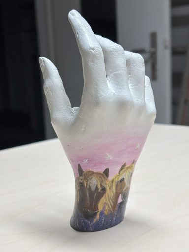 Kinderhand bemalt nach Wunsch
