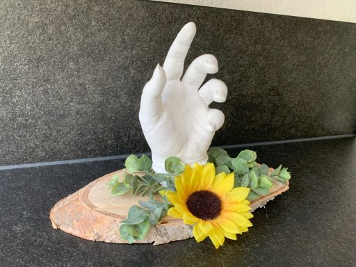 Single Handabdruck