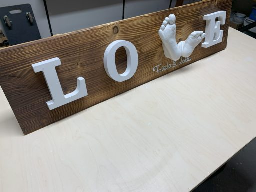 Holzbrett "LOVE"
