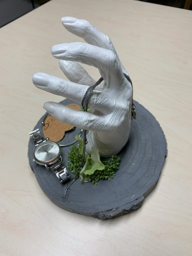 Single Handabdruck