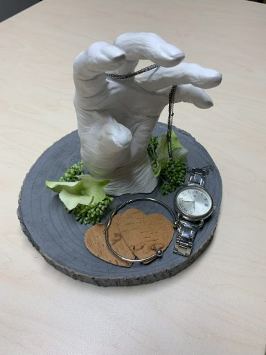 Single Handabdruck