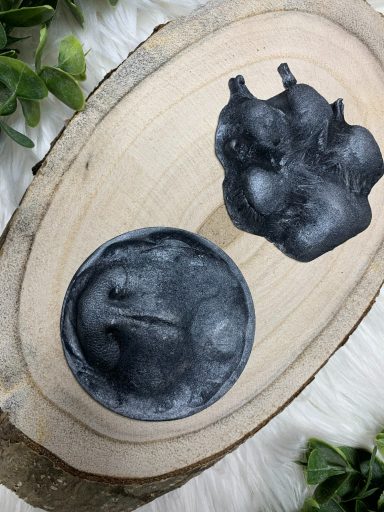 NEU: Hundepfote und Schnauze auf Sockel