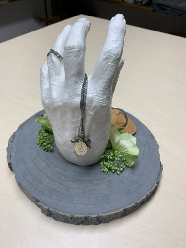 Single Handabdruck