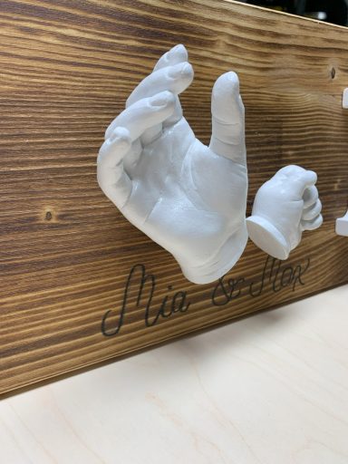 Gipsabdruck "Love"